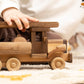 Wooden Fire Truck Toy with Name Engraving – handmade wooden toy, photo 7