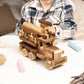 Classic Wooden Fire Engine Toy – handmade wooden toy, photo 7