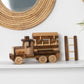 Classic Wooden Fire Engine Toy – handmade wooden toy, photo 12