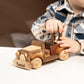 Vintage 1920s Wooden Fire Engine with Ladder – handmade wooden toy, photo 7