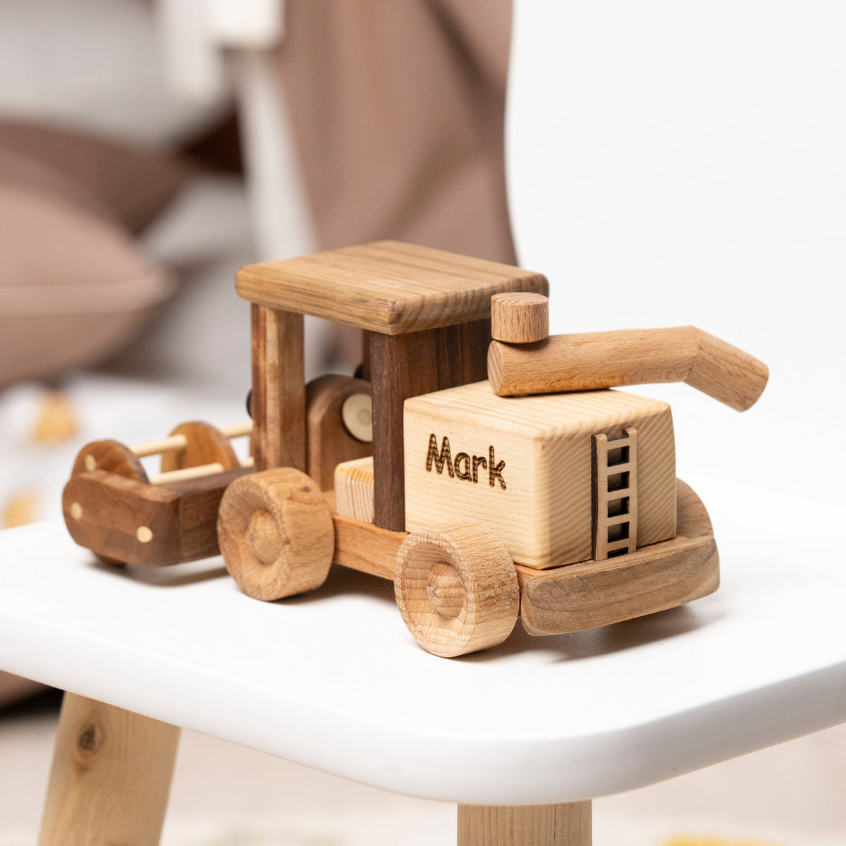 Wooden Combine Harvester Toy – handmade wooden toy, photo 13