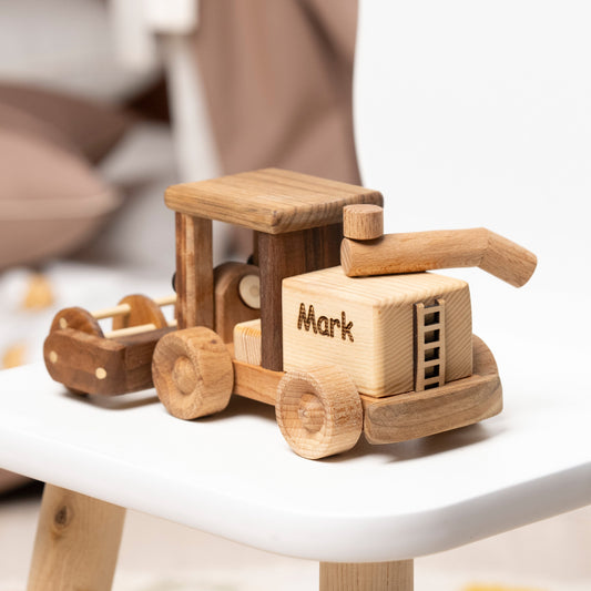Wooden Combine Harvester Toy – handmade wooden toy, photo 2