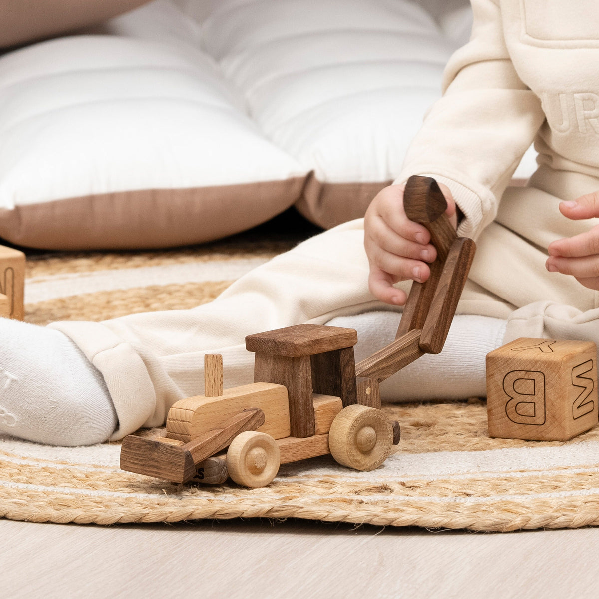 Solid Wooden Tractor Toy for Kids – handmade wooden toy, photo 8