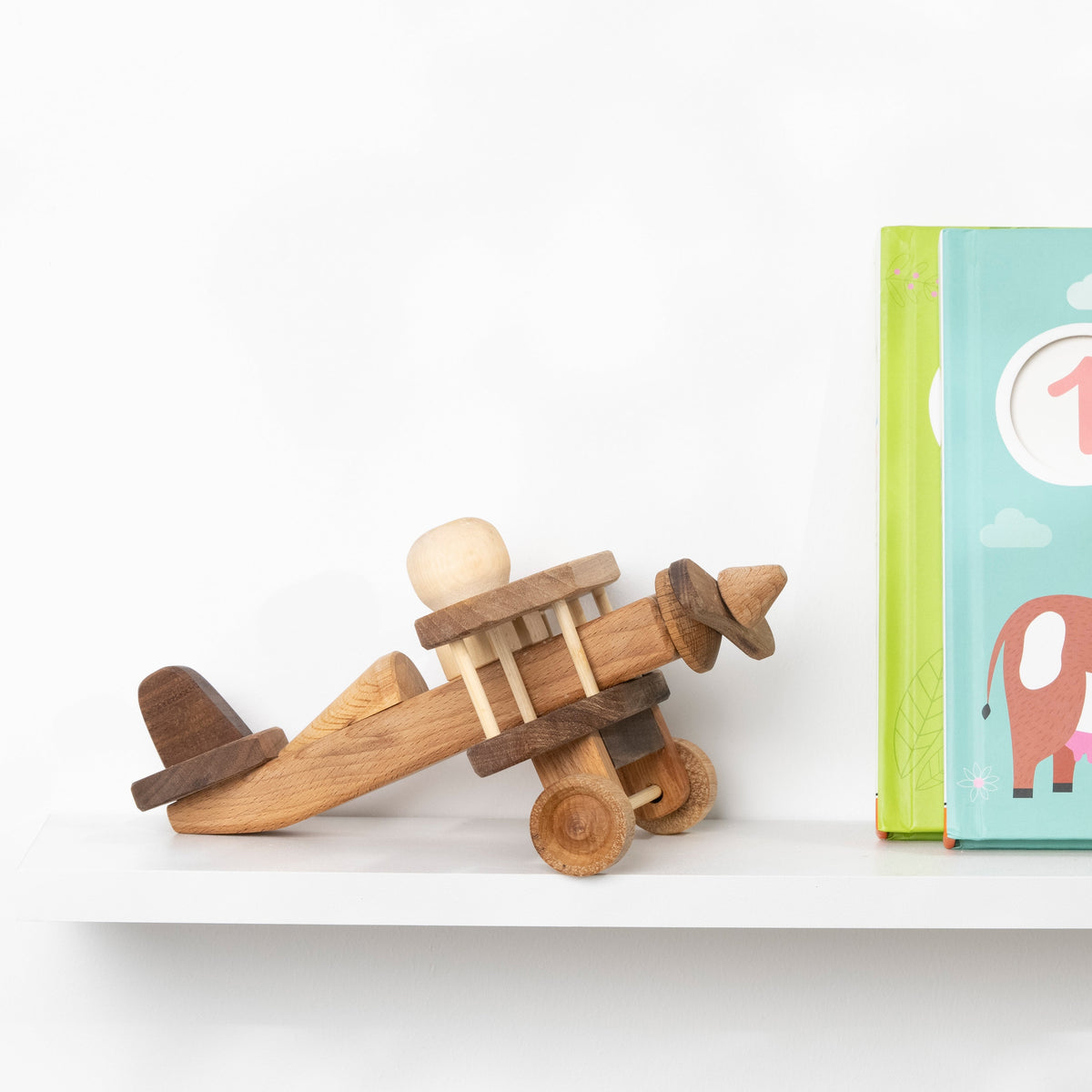Vintage Style Wooden Airplane Toy – handmade wooden toy, photo 5