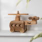 Sturdy Wooden Helicopter Toy with Hinged Back – handmade wooden toy, photo 2