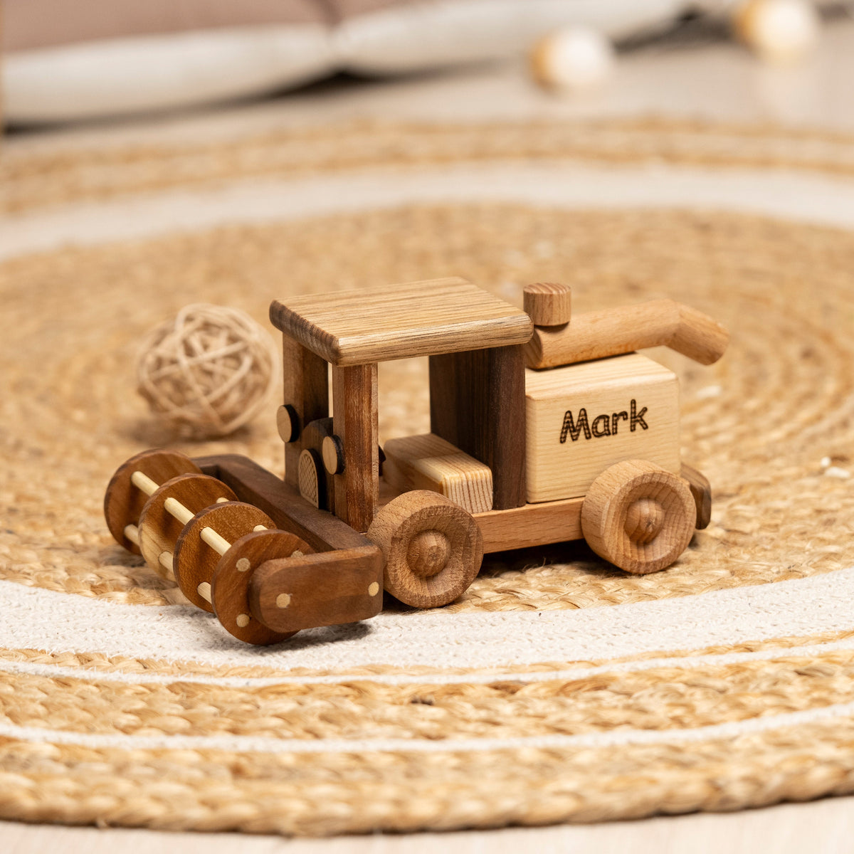 Wooden Combine Harvester Toy – handmade wooden toy, photo 14