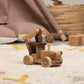 Wooden Tractor Toy with Hinged Back – handmade wooden toy, photo 5