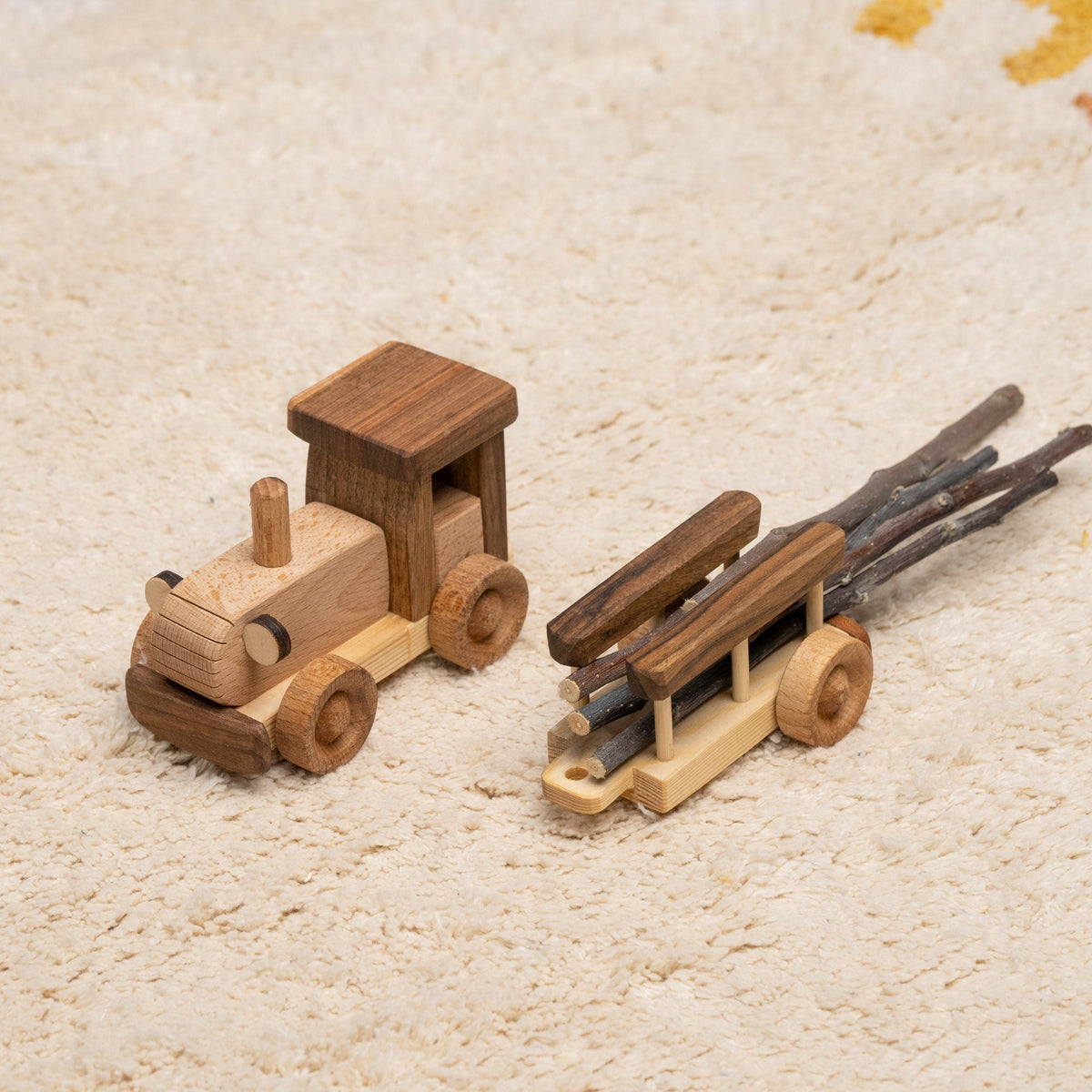Wooden Tractor Toy, Personalized – handmade wooden toy, photo 4