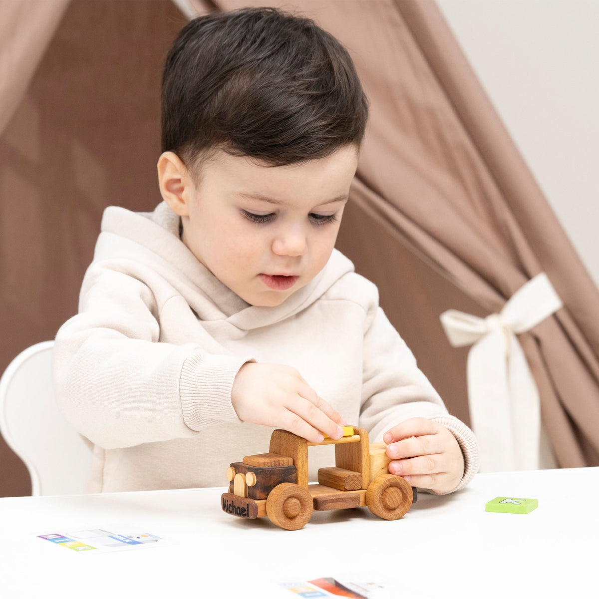 Mini Wooden Toy Car, Personalized – handmade wooden toy, photo 8
