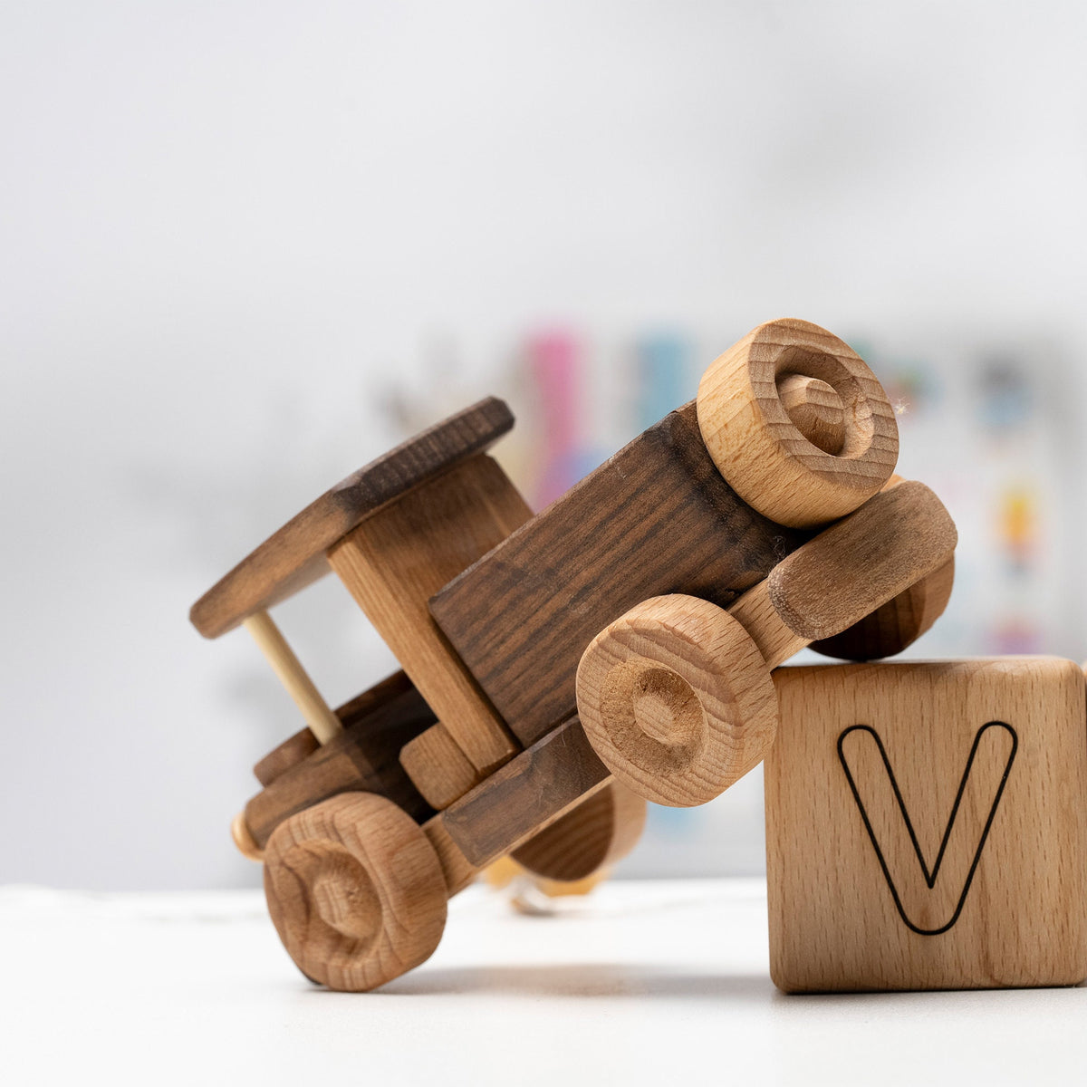 Classic Mini Wooden Truck Toy – handmade wooden toy, photo 2