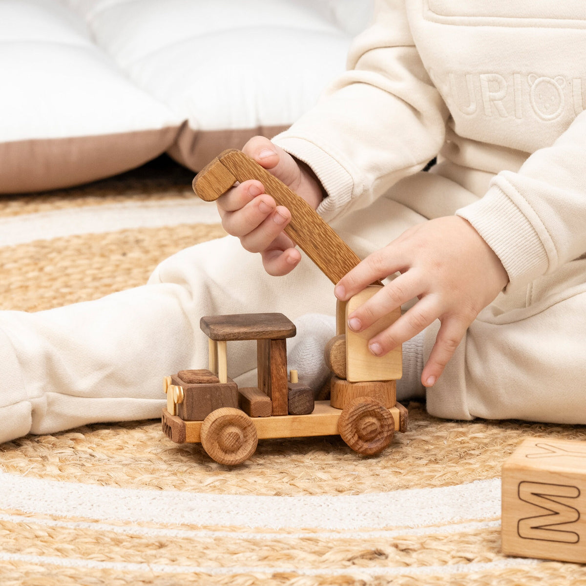 Wooden Crane Toy, Personalized – handmade wooden toy, photo 7
