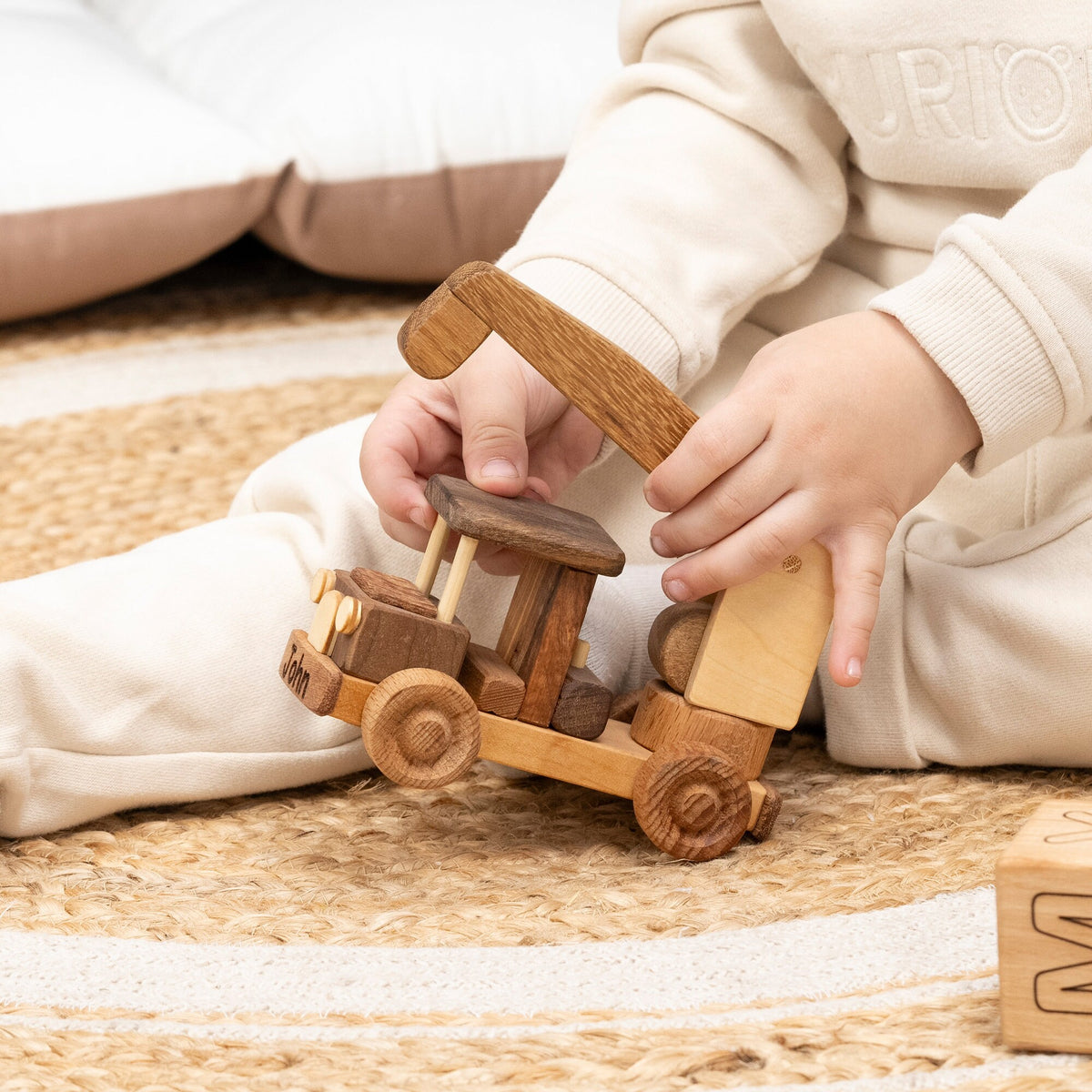 Wooden Crane Toy, Personalized – handmade wooden toy, photo 12