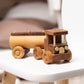 Vintage Wooden Water Truck Toy – handmade wooden toy, photo 1