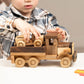Wooden Tow Truck Toy with Car – handmade wooden toy, photo 12