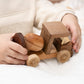 Mini Wooden Cement Mixer Toy – handmade wooden toy, photo 6