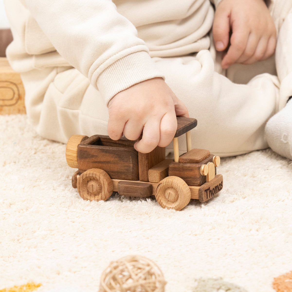 Classic Mini Wooden Truck Toy – handmade wooden toy, photo 6