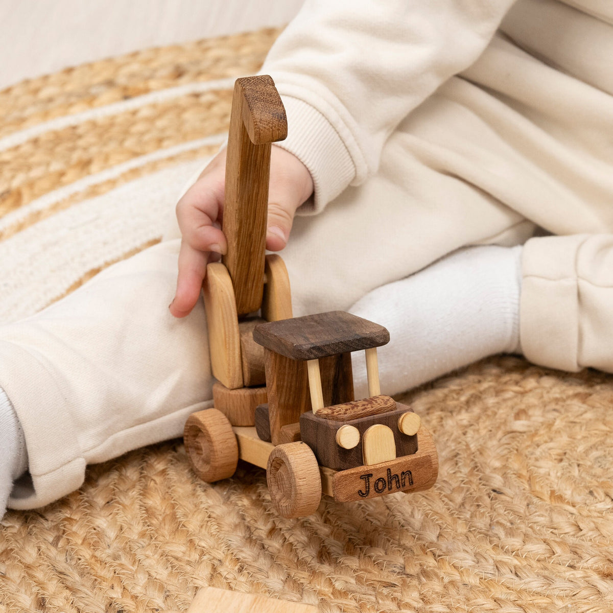 Wooden Crane Toy, Personalized – handmade wooden toy, photo 6
