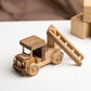 Mini Wooden Ladder Fire Truck – handmade wooden toy, photo 5