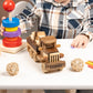Wooden Tow Truck Toy with Car – handmade wooden toy, photo 4