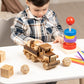 Wooden Tow Truck Toy with Car – handmade wooden toy, photo 6