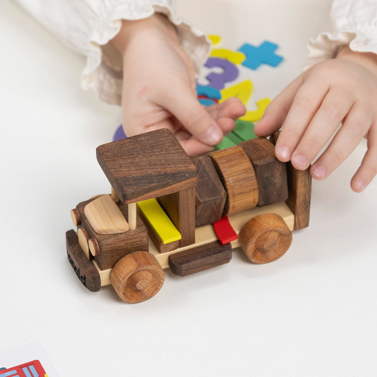 Small Wooden Push Car Toy – handmade wooden toy, photo 7