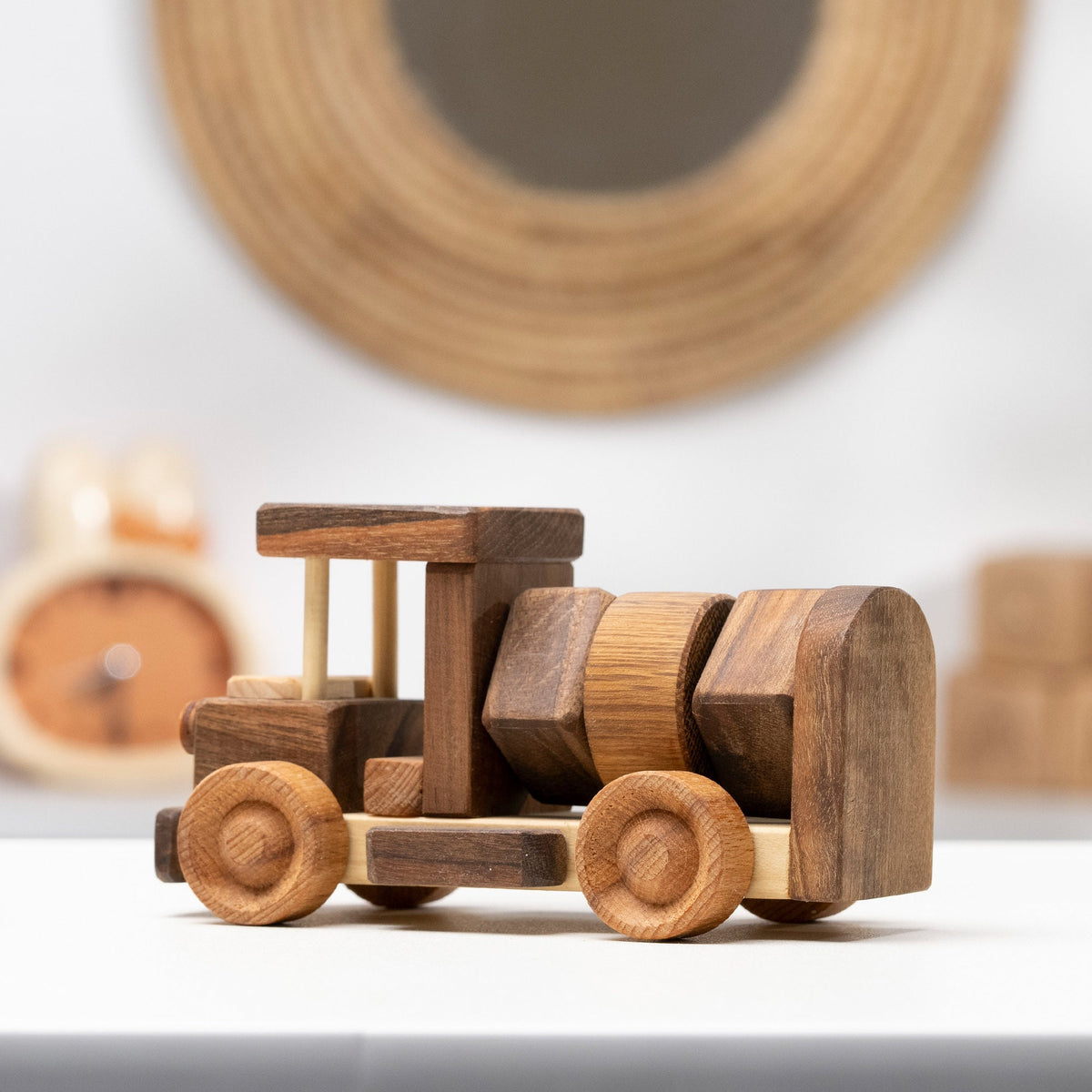 Small Wooden Push Car Toy – handmade wooden toy, photo 3