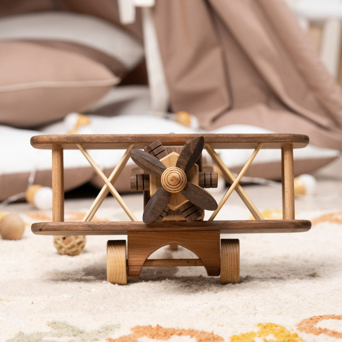 Large Wooden Airplane Toy, Personalized – handmade wooden toy, photo 8