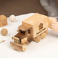 Wooden Truck Piggy Bank with Name Engraving – handmade wooden toy, photo 6