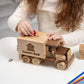 Wooden Truck Piggy Bank with Name Engraving – handmade wooden toy, photo 5