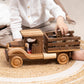 Large Wooden Dump Truck with Personalized Plate – handmade wooden toy, photo 13