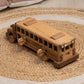 Wooden School Bus Toy in Two Sizes – handmade wooden toy, photo 4