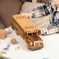 Wooden School Bus Toy in Two Sizes – handmade wooden toy, photo 2