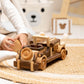 Large Wooden Retro Car, Heirloom Toy – handmade wooden toy, photo 3