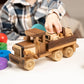 Wooden Tow Truck Toy with Car – handmade wooden toy, photo 1