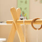 Cactus & Bear Wooden Baby Gym with Crocheted Toys – handmade wooden toy, photo 7