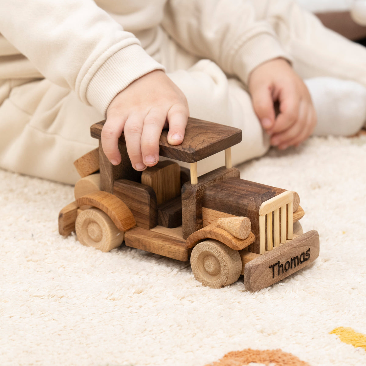 Vintage Wooden Retro Car Toy, Personalized – handmade wooden toy, photo 10