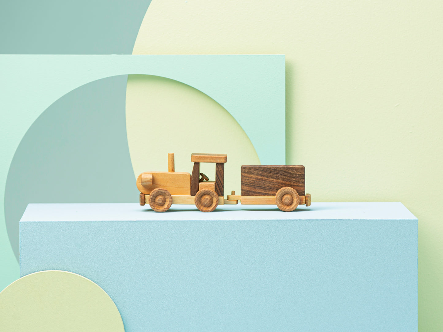 Wooden Tractor Toy