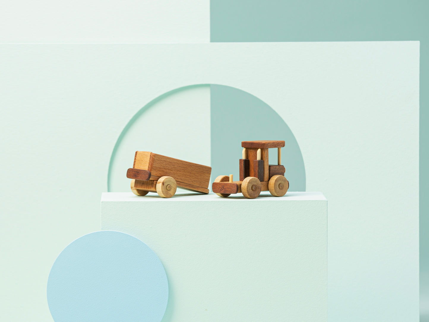 Flatbed Truck Wooden Toy