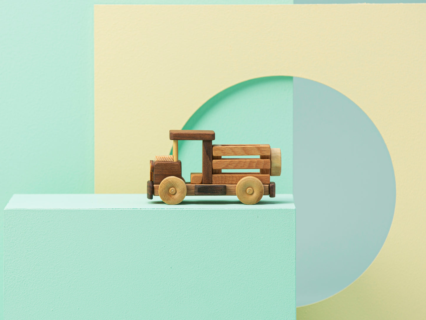 Wooden Mini Truck Toy