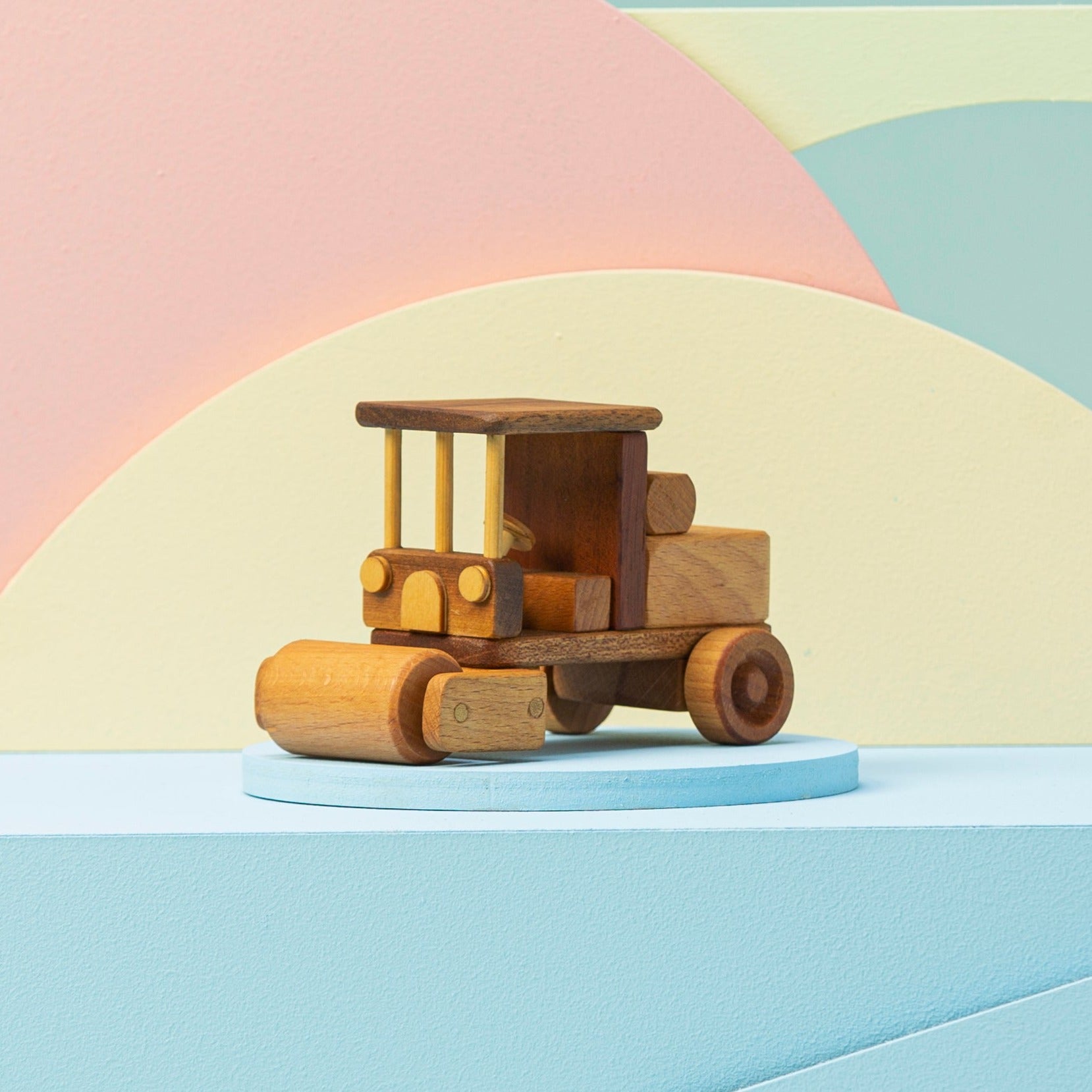 Paver Machine Wooden Toy for Toddlers – KindWoodPecker