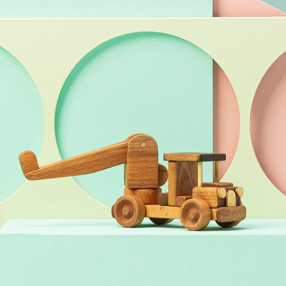 Wooden Crane Toy