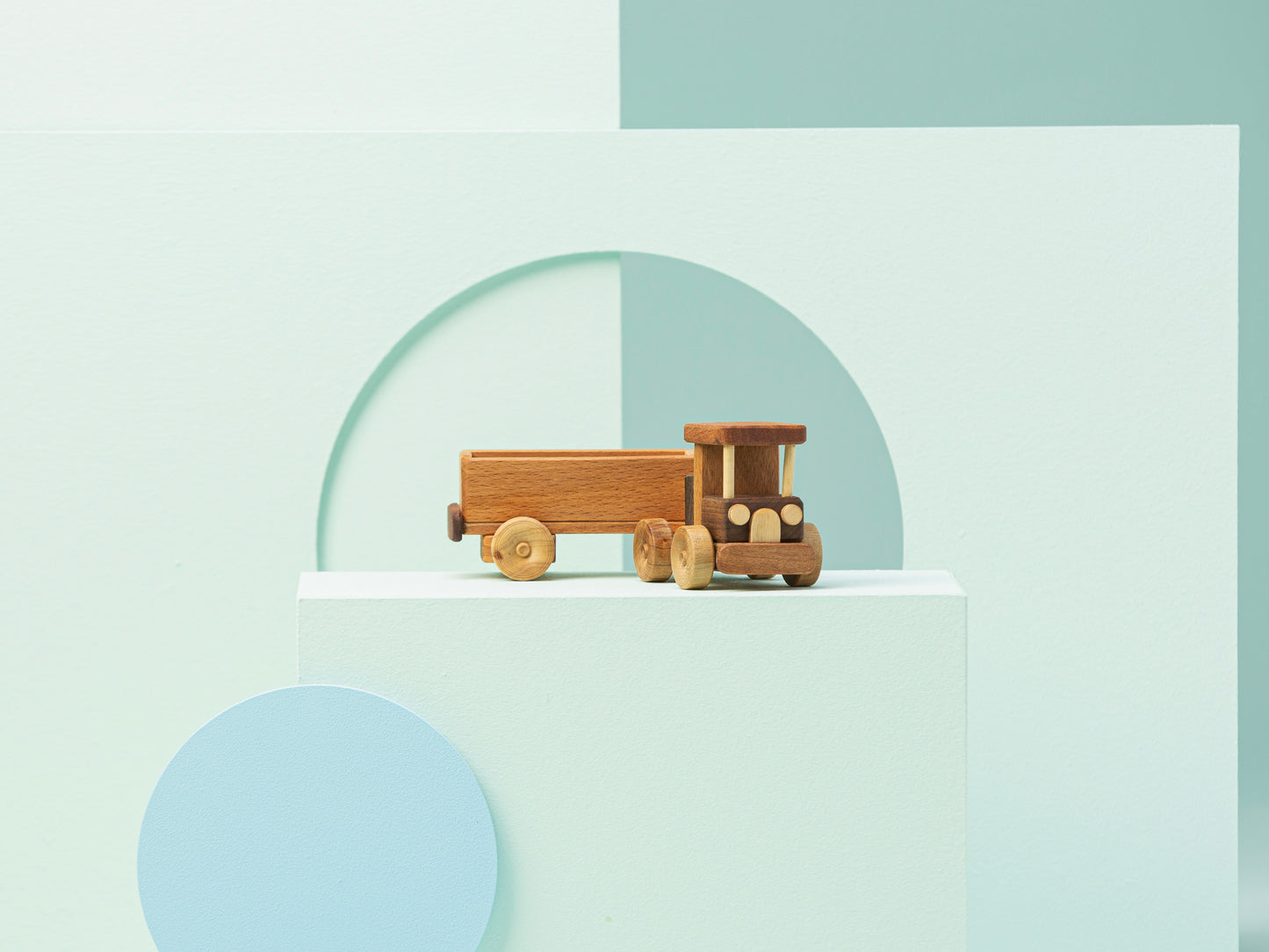 Flatbed Truck Wooden Toy