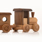 Wooden Train Set With Wagon