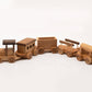 Wooden Train Set With Wagon