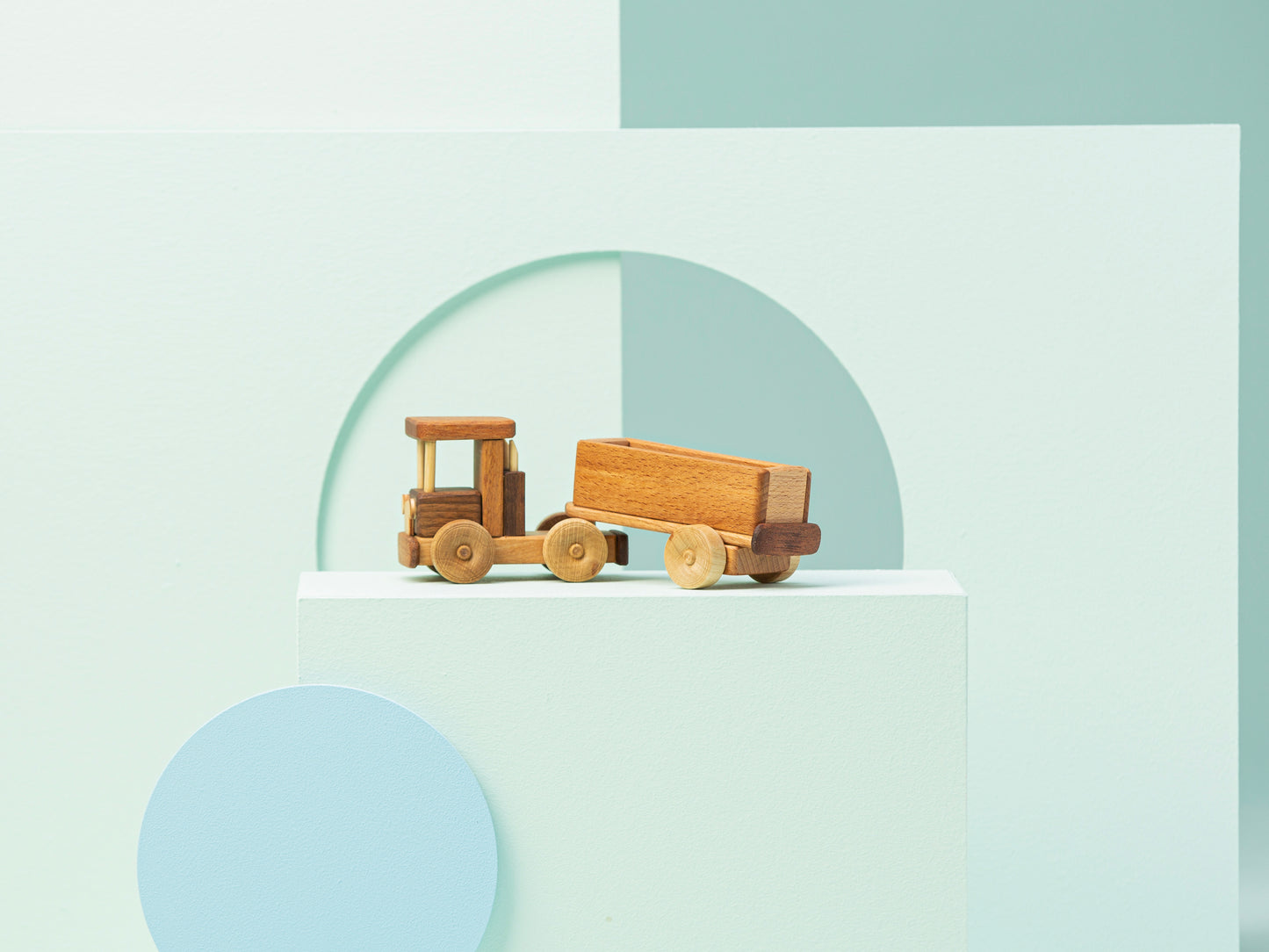 Flatbed Truck Wooden Toy