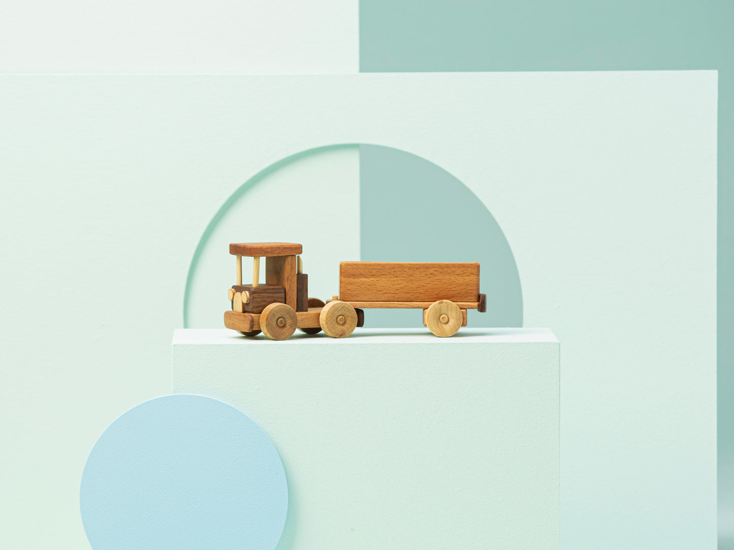 Flatbed Truck Wooden Toy