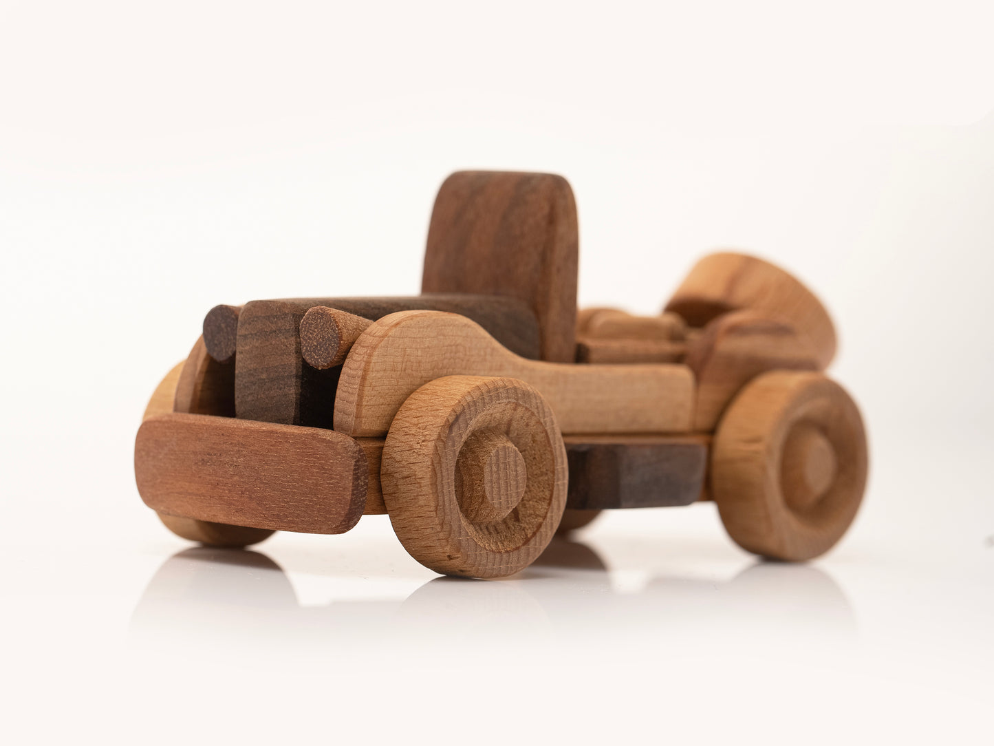 Wooden Small Retro Car