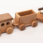 Wooden Train Set With Wagon