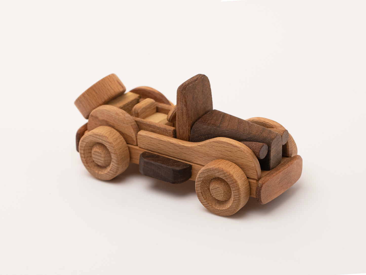 Wooden Small Retro Car