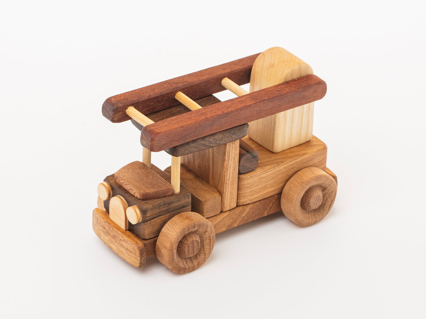 Wooden Mini Fire Truck